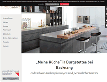 Tablet Screenshot of meinekueche.info